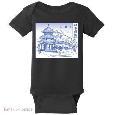 Japanese Garden Line Baby Bodysuit