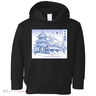 Japanese Garden Line Toddler Hoodie