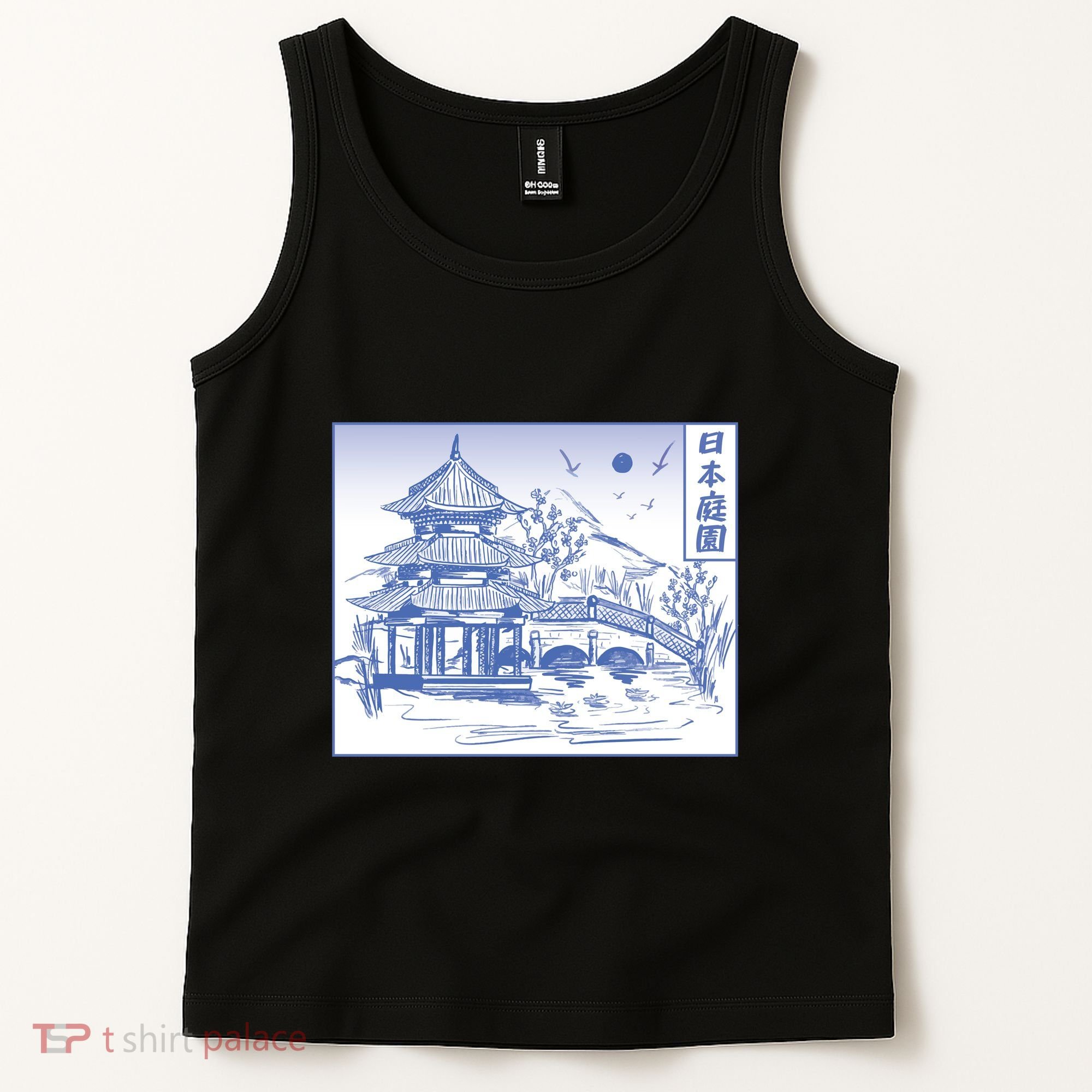 Japanese Garden Line Tank Top