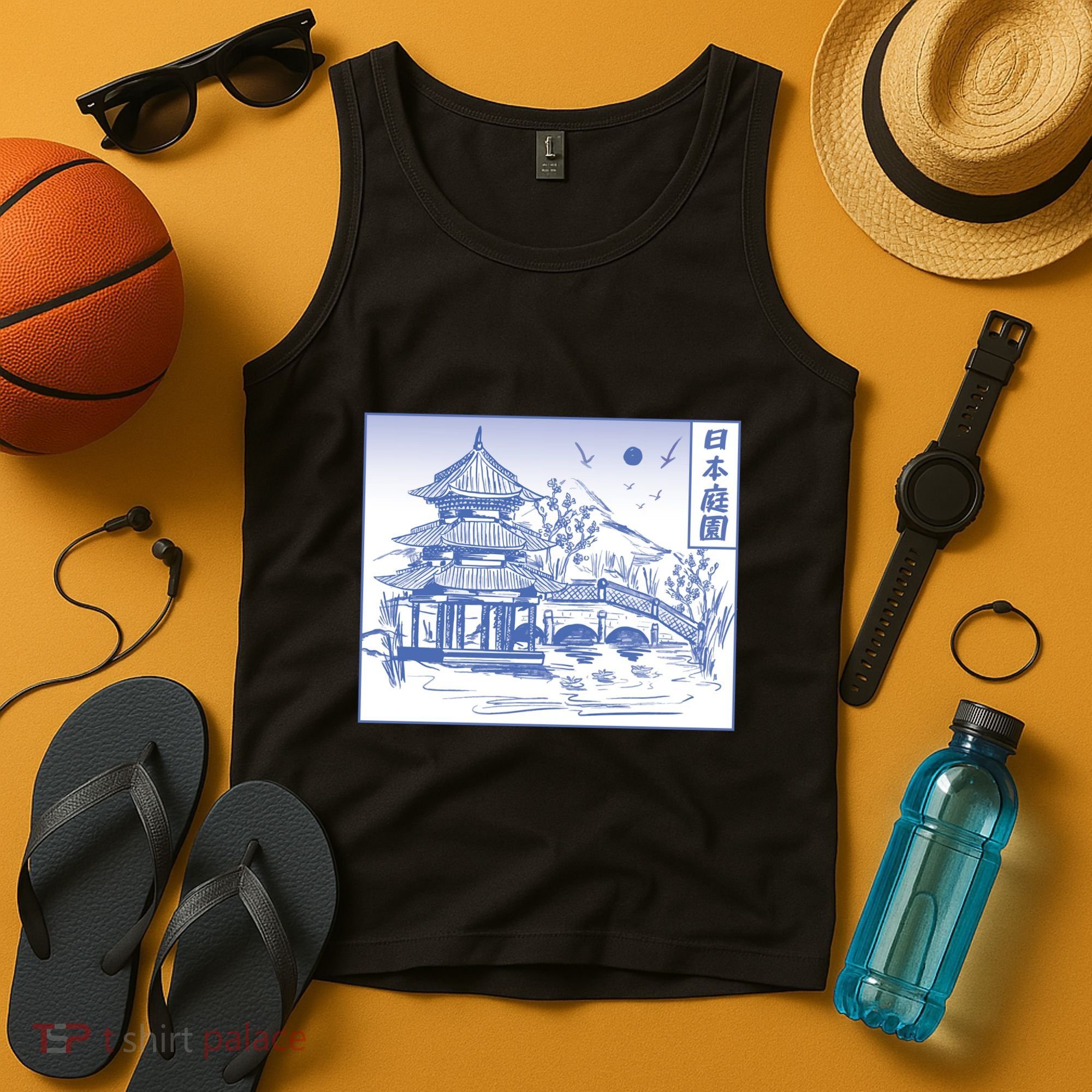 Japanese Garden Line Tank Top