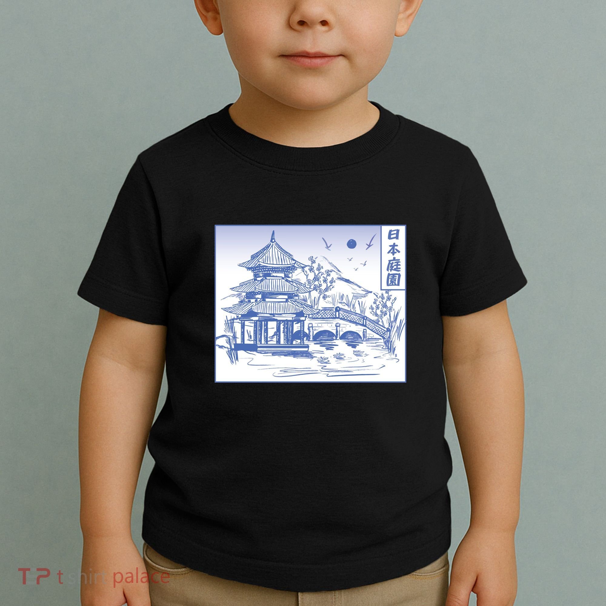 Japanese Garden Line Toddler T-Shirt