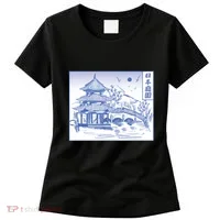 Japanese Garden Line Women's T-Shirt thumb 0