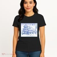 Japanese Garden Line Women's T-Shirt thumb 4