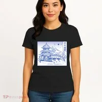 Japanese Garden Line Women's T-Shirt thumb 4