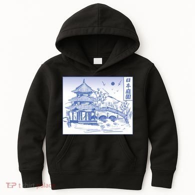 Japanese Garden Line Kids Hoodie