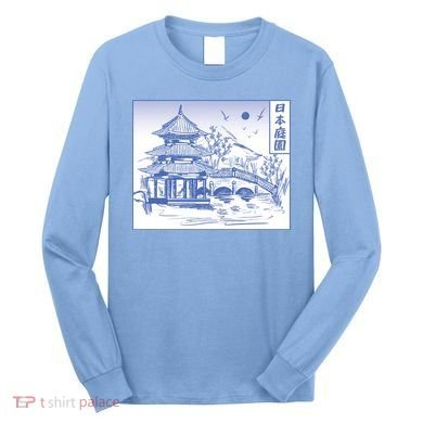 Japanese Garden Line Long Sleeve Shirt