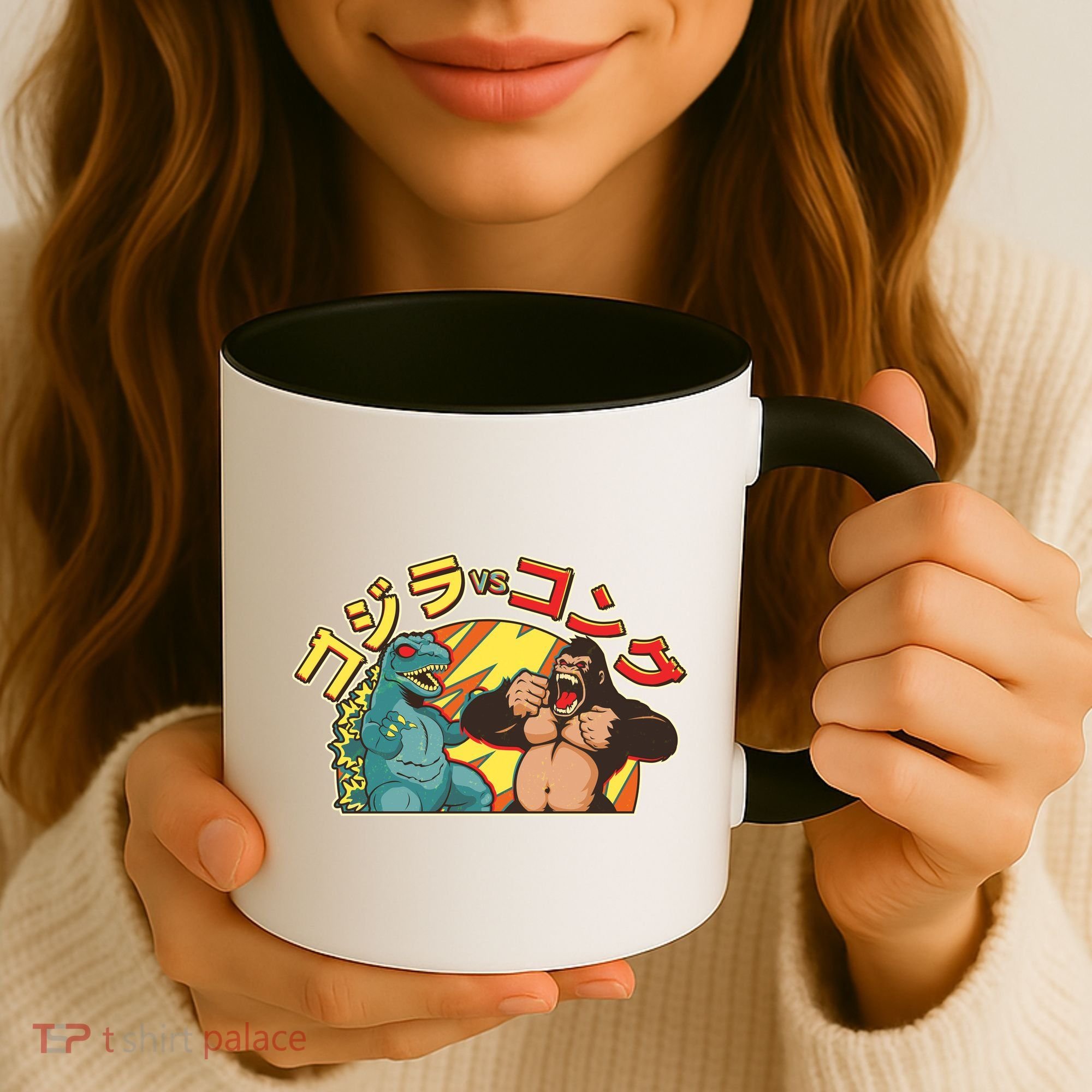 Japanese Zilla Verse Kong Retro Monster Coffee Mug
