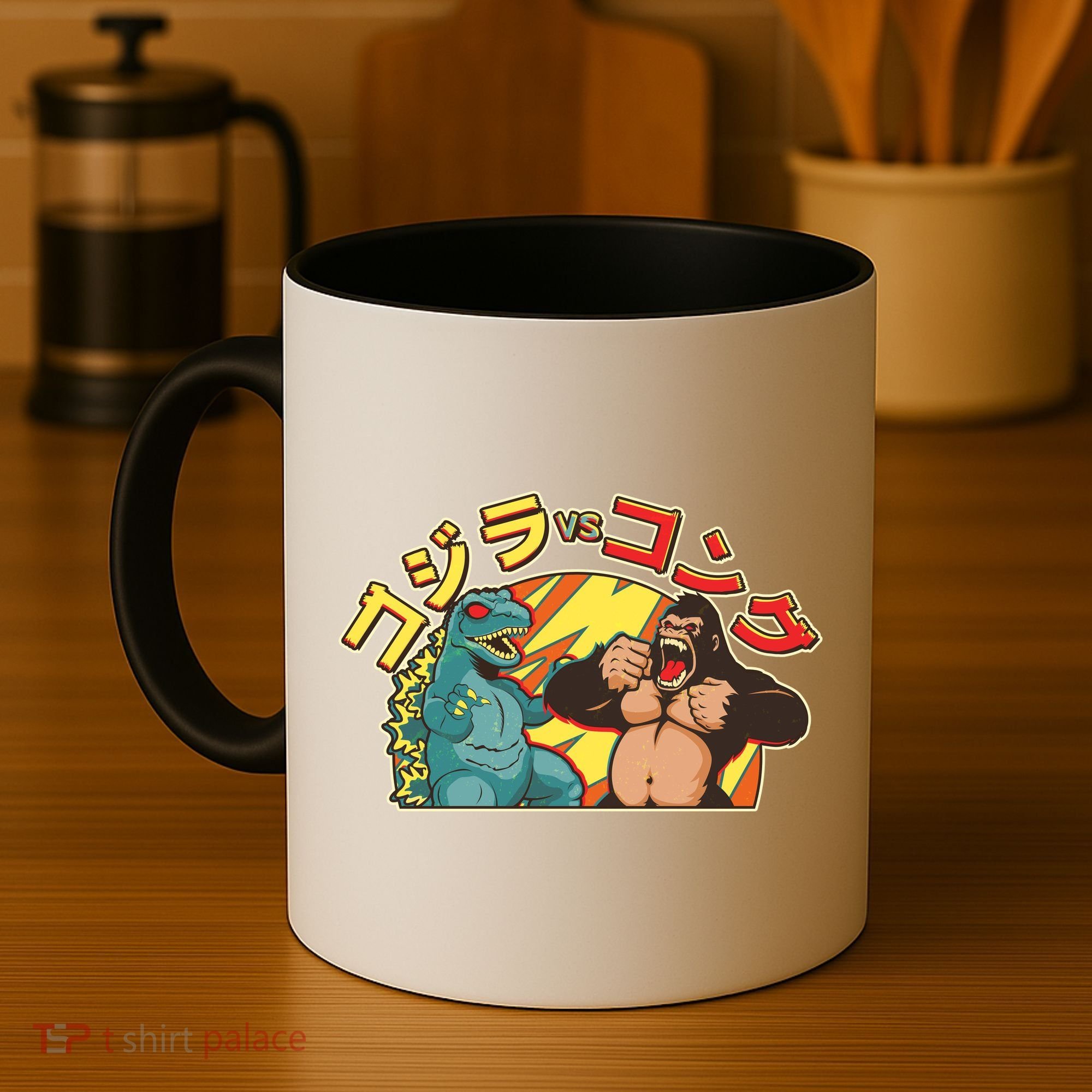 Japanese Zilla Verse Kong Retro Monster Coffee Mug