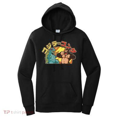 Japanese Zilla Verse Kong Retro Monster Women's Hoodie