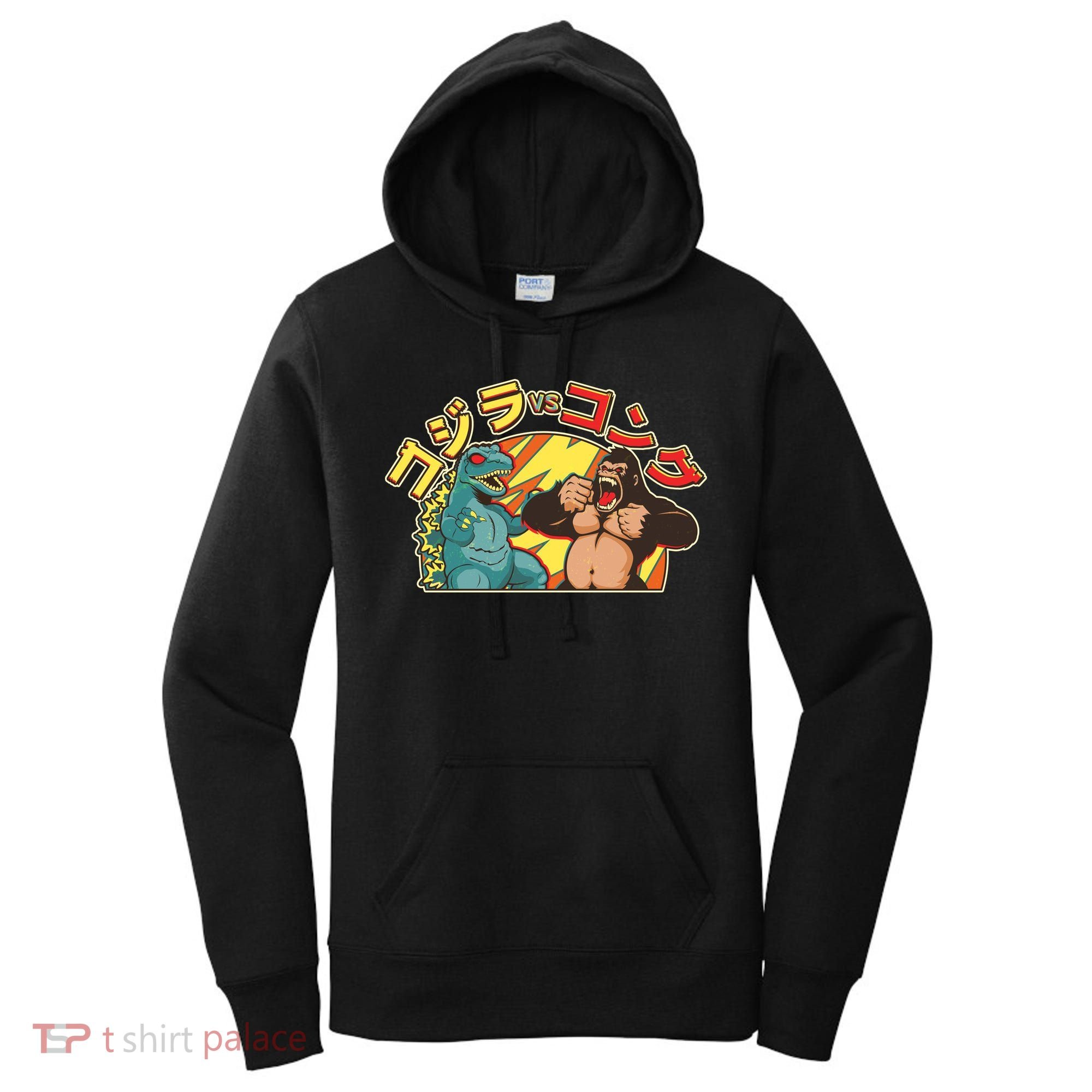 Japanese Zilla Verse Kong Retro Monster Women's Hoodie