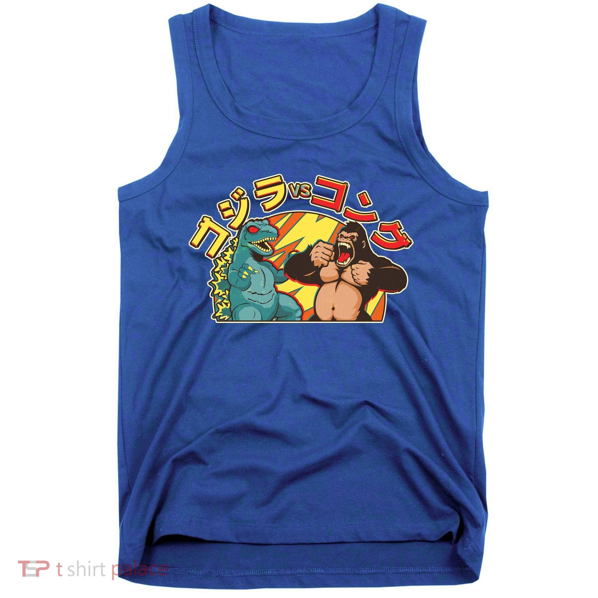Japanese Zilla Verse Kong Retro Monster Tank Top