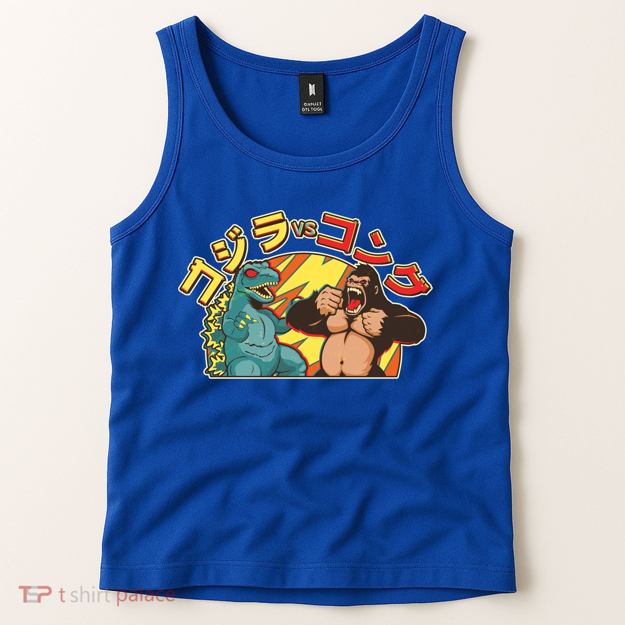 Japanese Zilla Verse Kong Retro Monster Tank Top