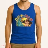 Japanese Zilla Verse Kong Retro Monster Tank Top thumb 3