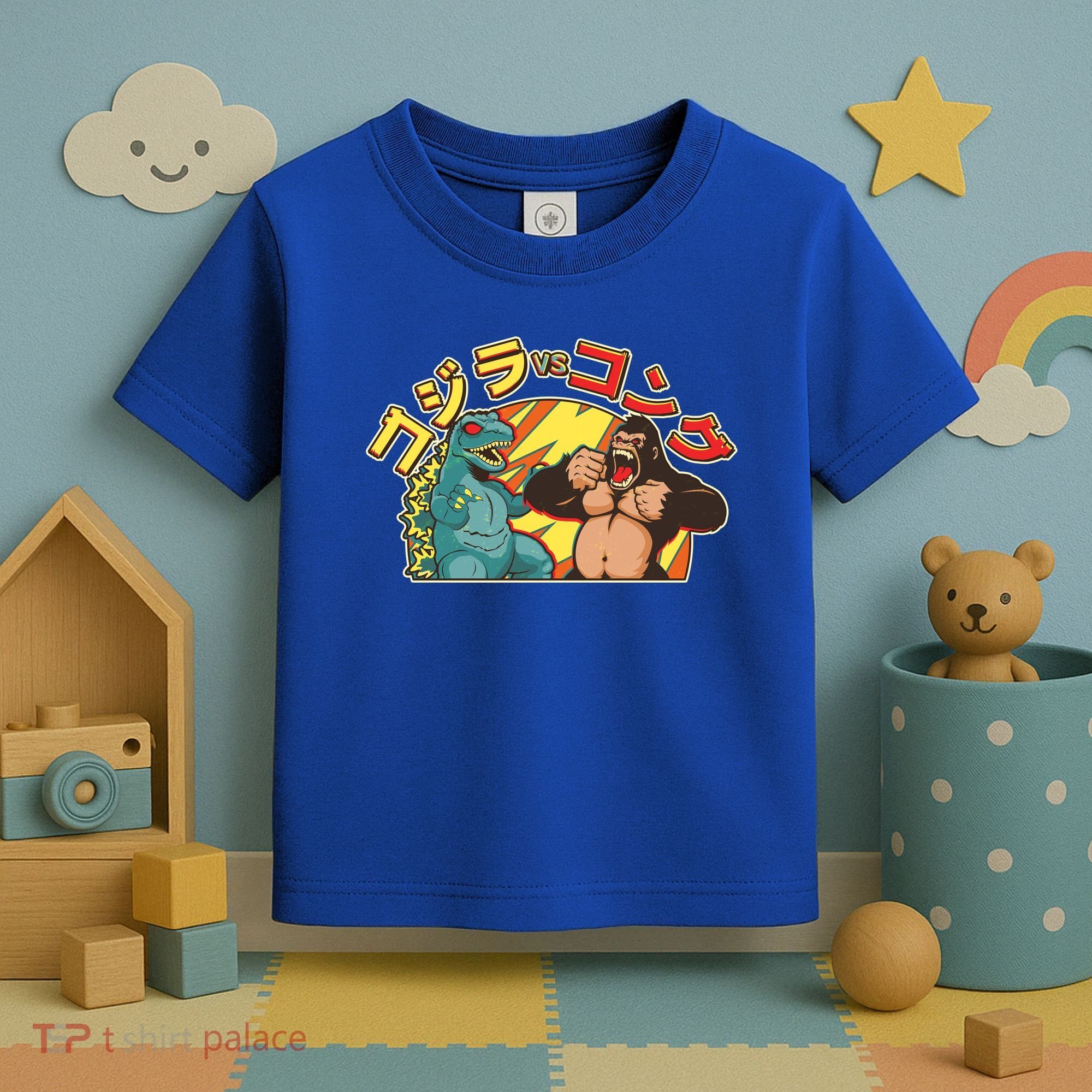 Japanese Zilla Verse Kong Retro Monster Toddler T-Shirt