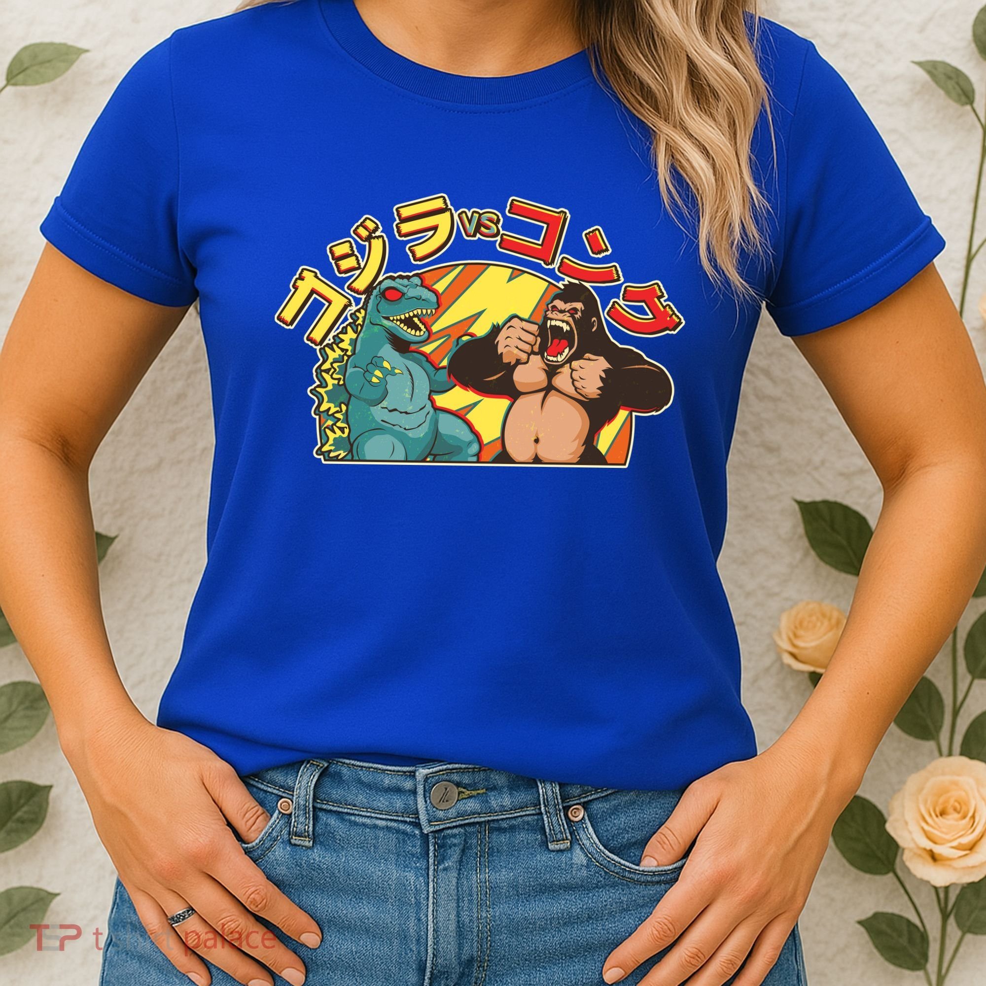 Japanese Zilla Verse Kong Retro Monster Women's T-Shirt