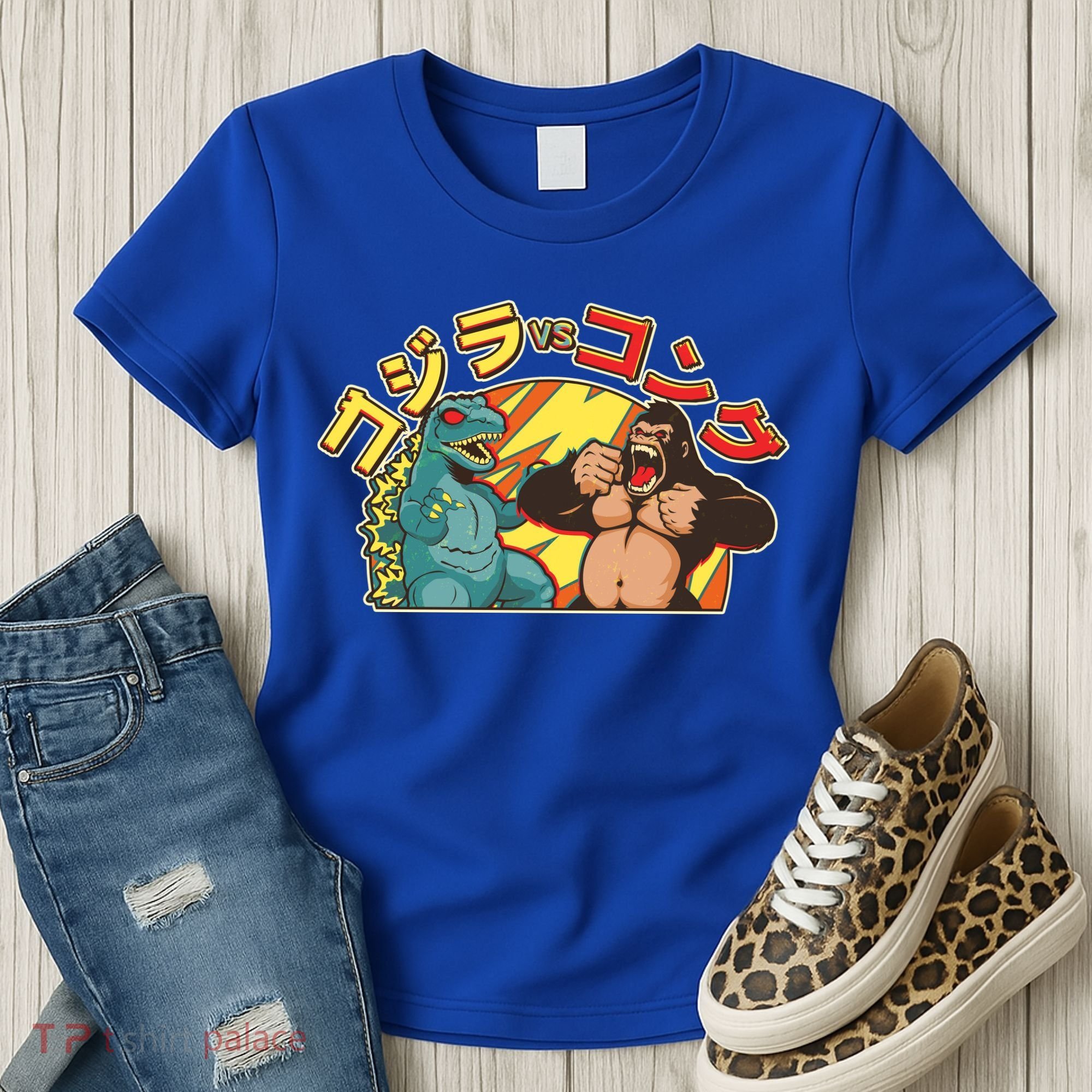 Japanese Zilla Verse Kong Retro Monster Women's T-Shirt