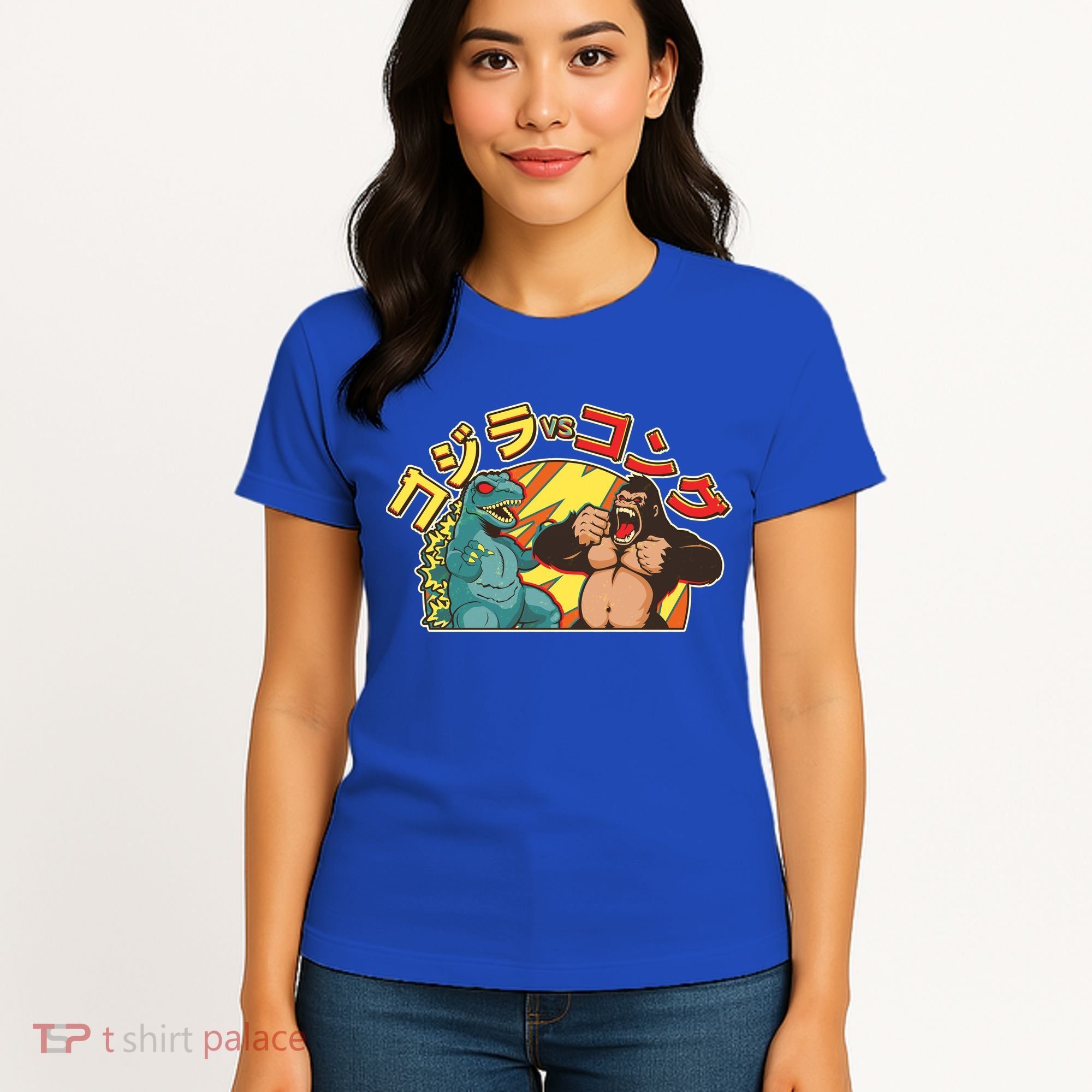 Japanese Zilla Verse Kong Retro Monster Women's T-Shirt