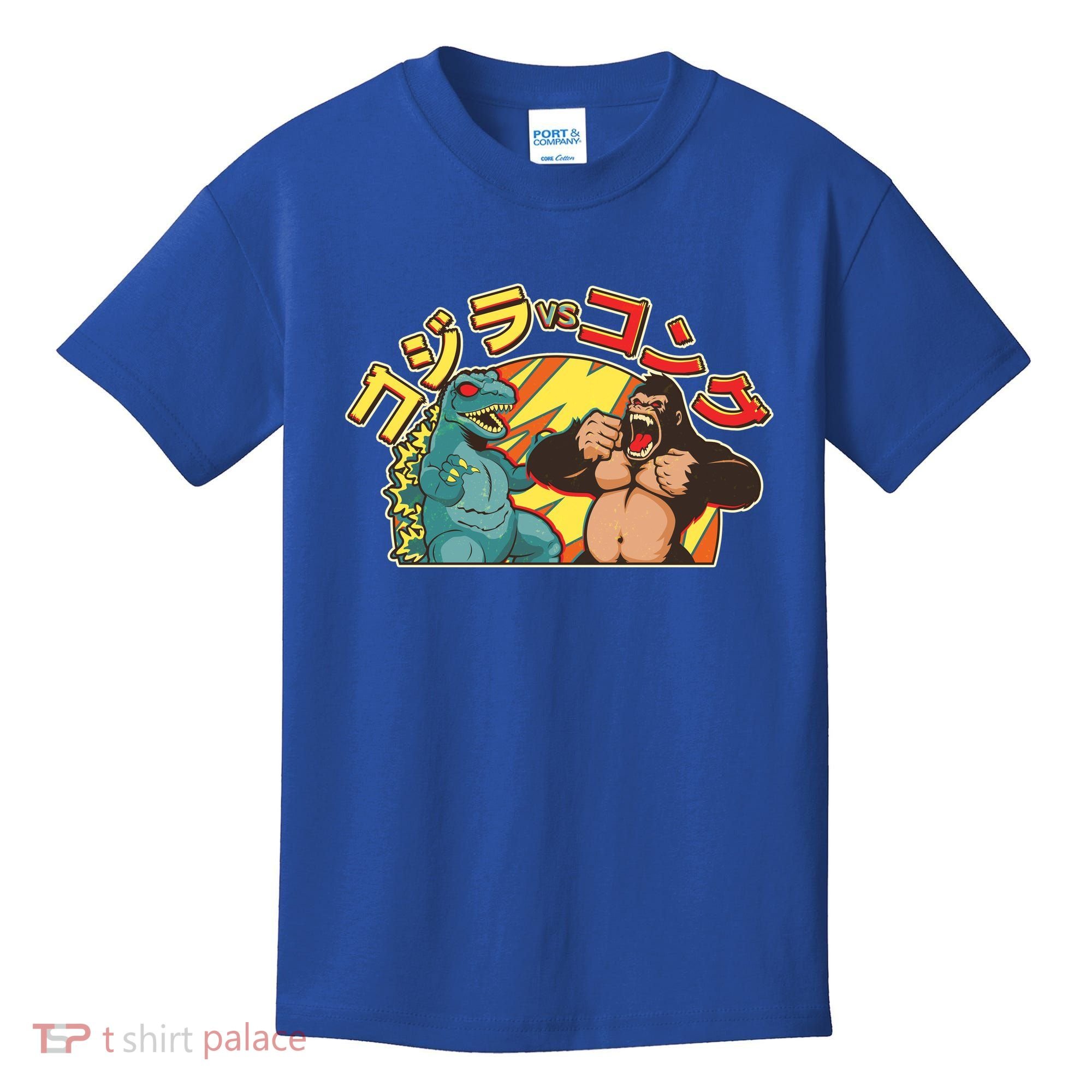 Japanese Zilla Verse Kong Retro Monster Kids T-Shirt