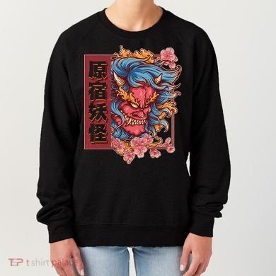 Japanese Harajuku Yokai Oni Monster Women's Sweatshirt