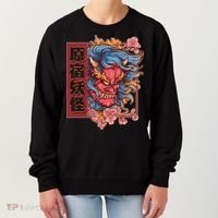 Japanese Harajuku Yokai Oni Monster Women's Sweatshirt thumb 0
