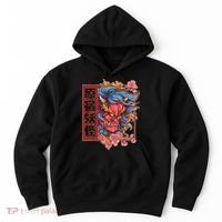 Japanese Harajuku Yokai Oni Monster Hoodie thumb 0