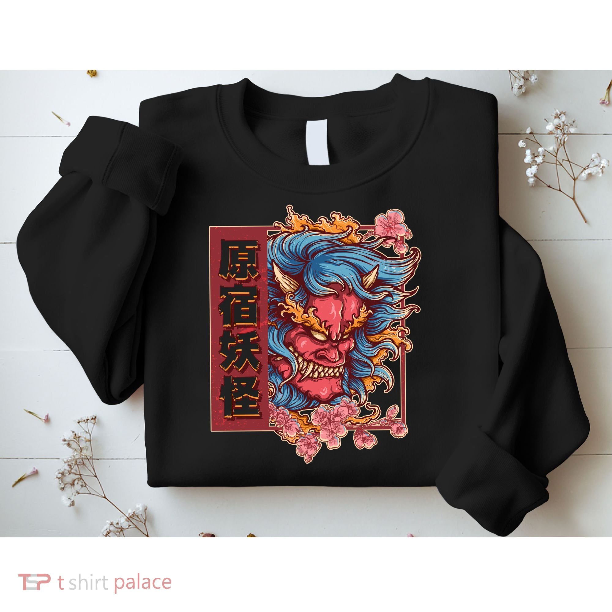 Japanese Harajuku Yokai Oni Monster Sweatshirt
