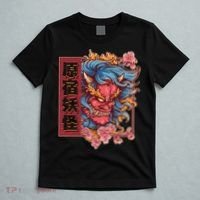 Japanese Harajuku Yokai Oni Monster T-Shirt thumb 5