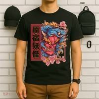 Japanese Harajuku Yokai Oni Monster T-Shirt thumb 6