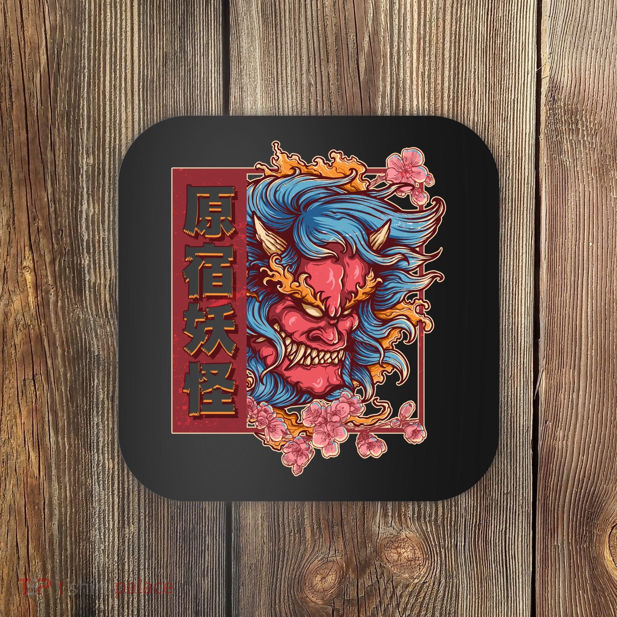 Japanese Harajuku Yokai Oni Monster Coaster