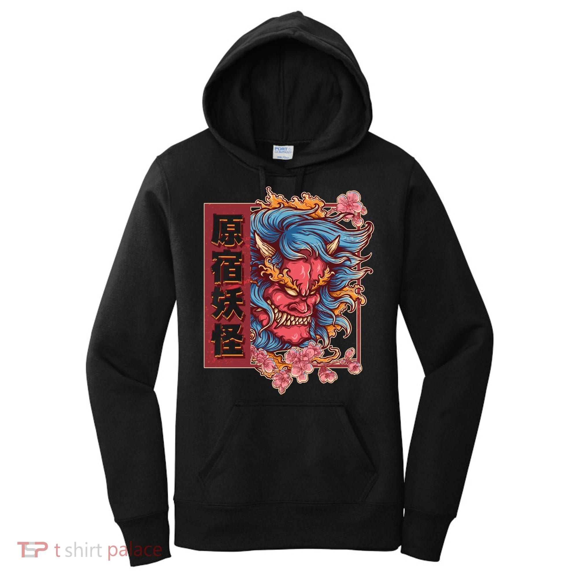 Japanese Harajuku Yokai Oni Monster Women's Hoodie