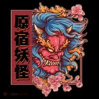 Japanese Harajuku Yokai Oni Monster Women's Hoodie thumb 2