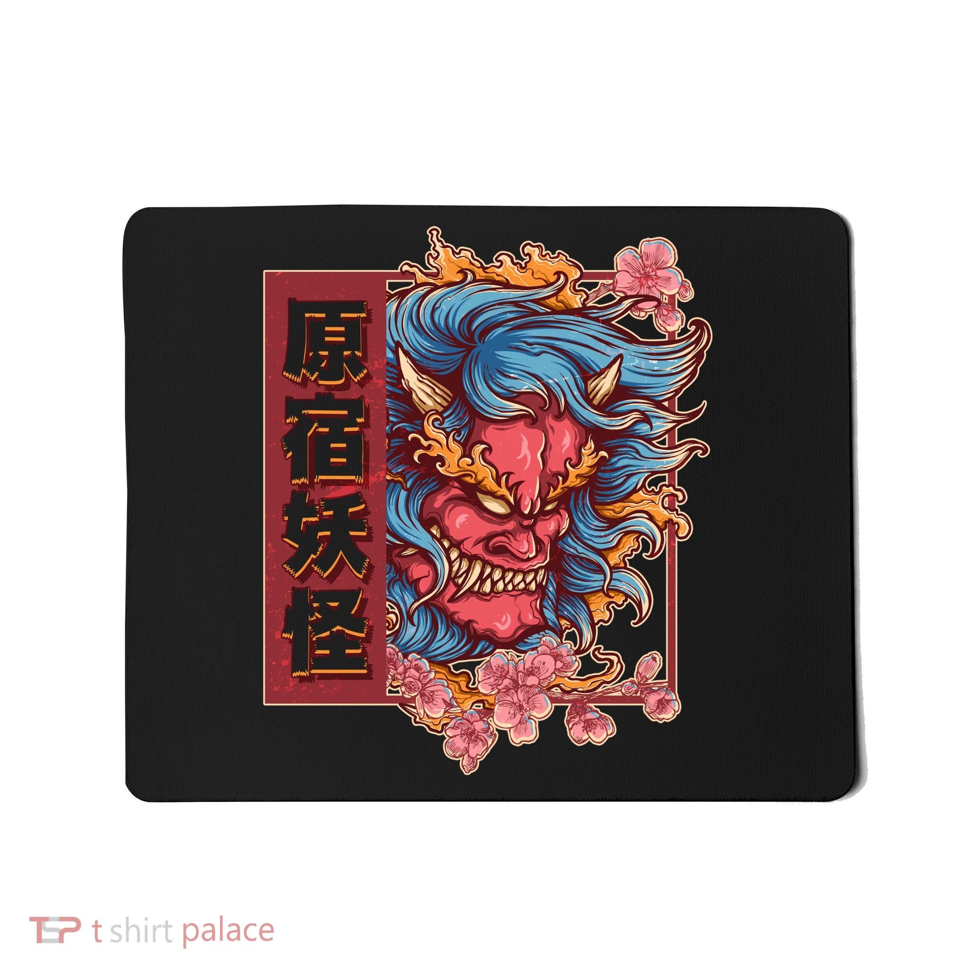 Japanese Harajuku Yokai Oni Monster Mousepad