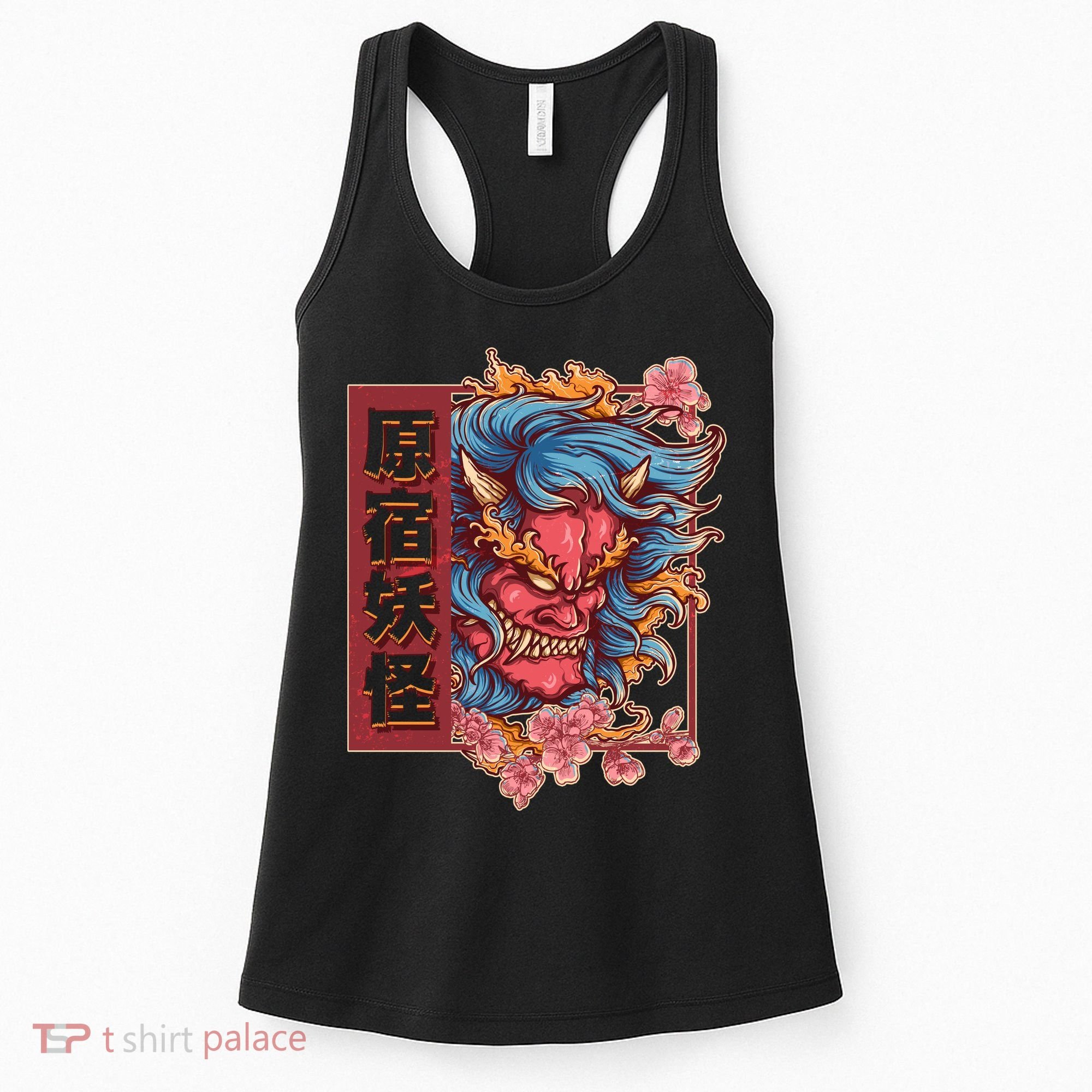 Japanese Harajuku Yokai Oni Monster Women's Tank Top