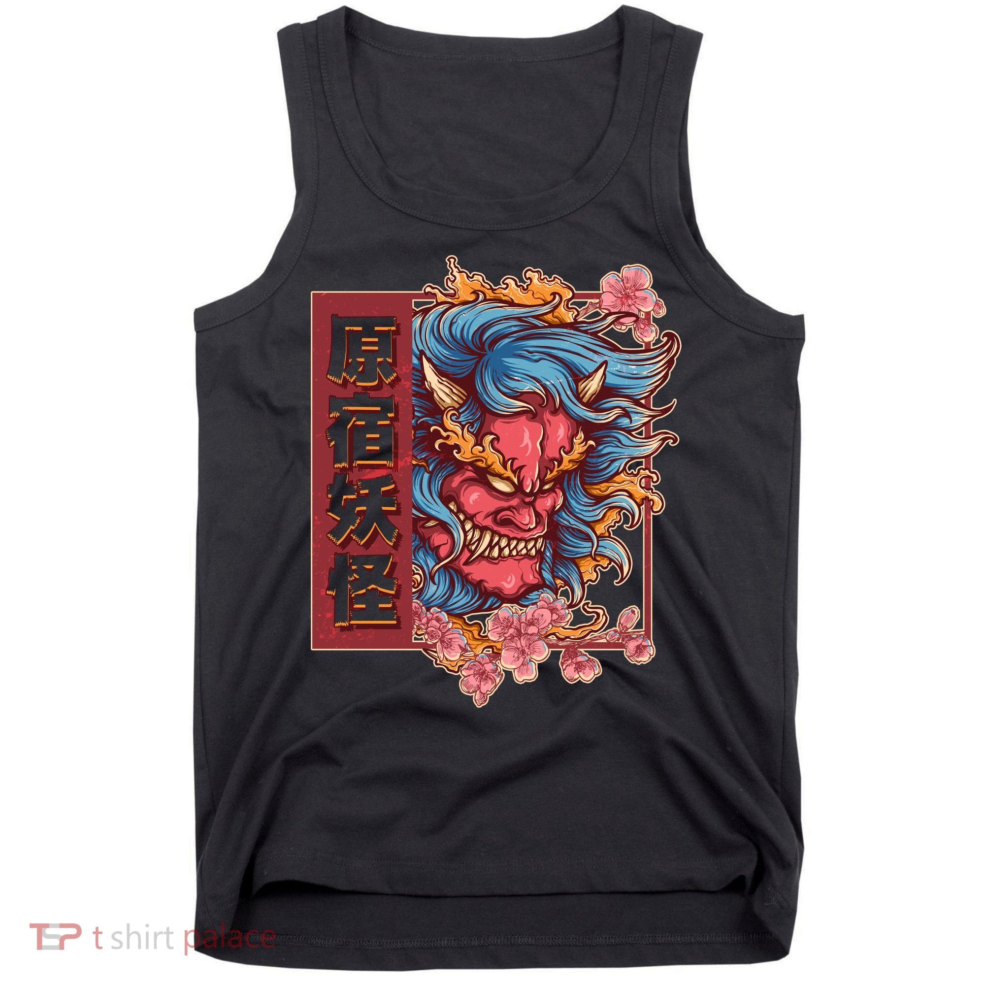 Japanese Harajuku Yokai Oni Monster Tank Top