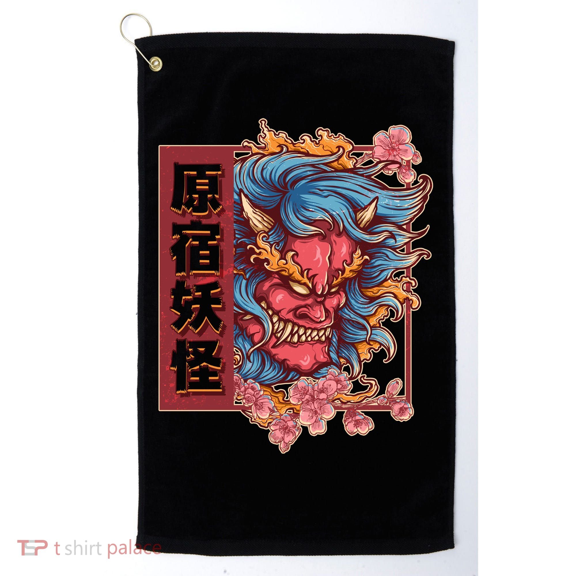 Japanese Harajuku Yokai Oni Monster Golf Towel