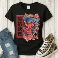 Japanese Harajuku Yokai Oni Monster Women's T-Shirt thumb 3