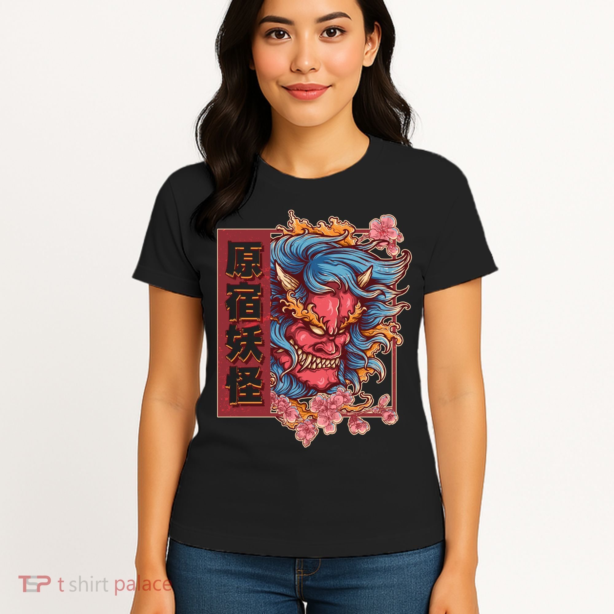 Japanese Harajuku Yokai Oni Monster Women's T-Shirt