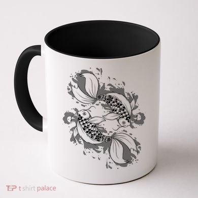 Japanese Koi Pisces Coffee Mug