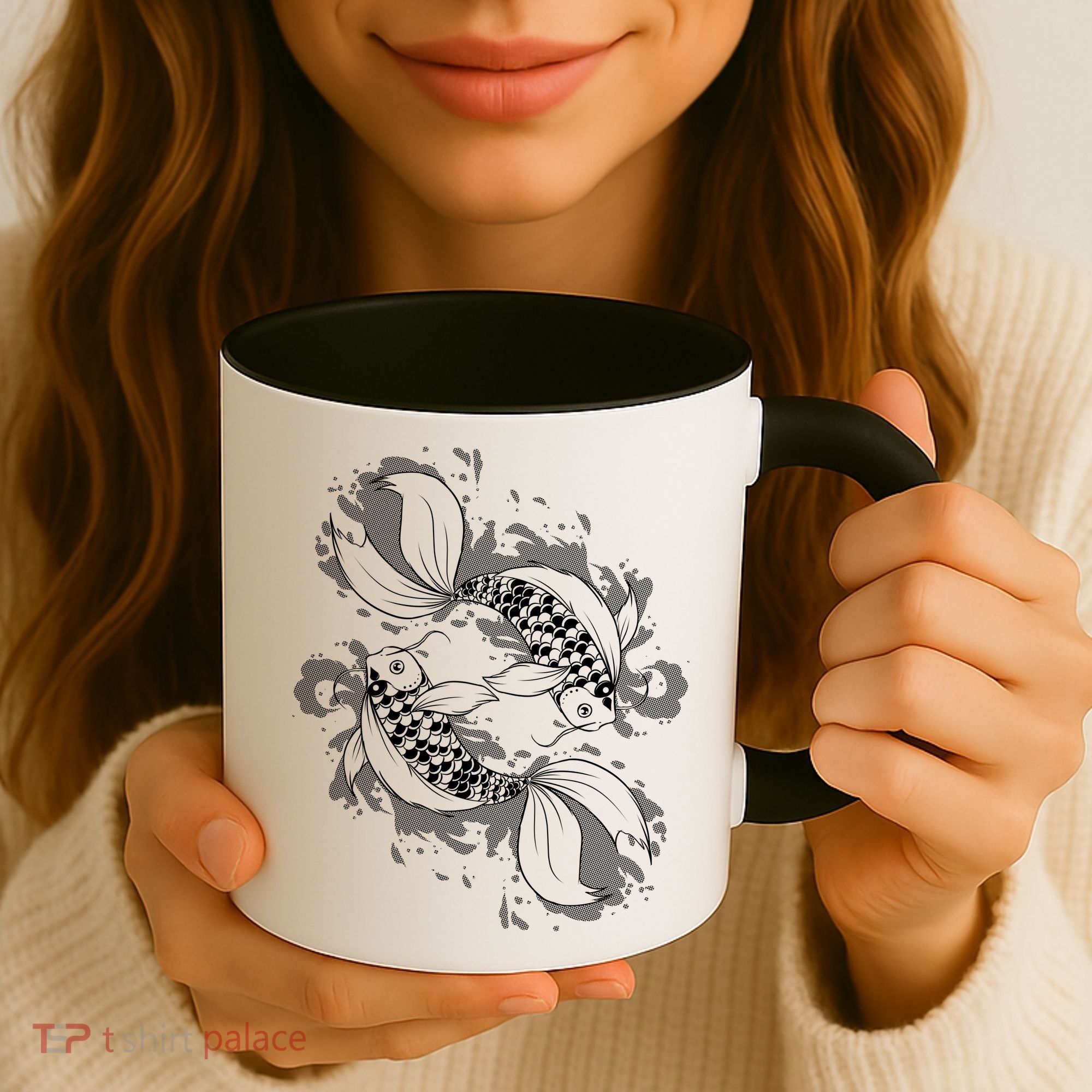 Japanese Koi Pisces Coffee Mug