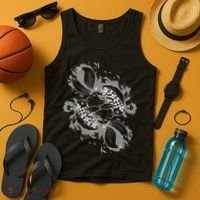 Japanese Koi Pisces Tank Top thumb 4