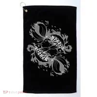 Japanese Koi Pisces Golf Towel thumb 0
