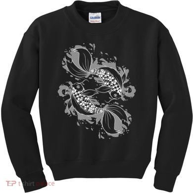 Japanese Koi Pisces Kids Sweatshirt