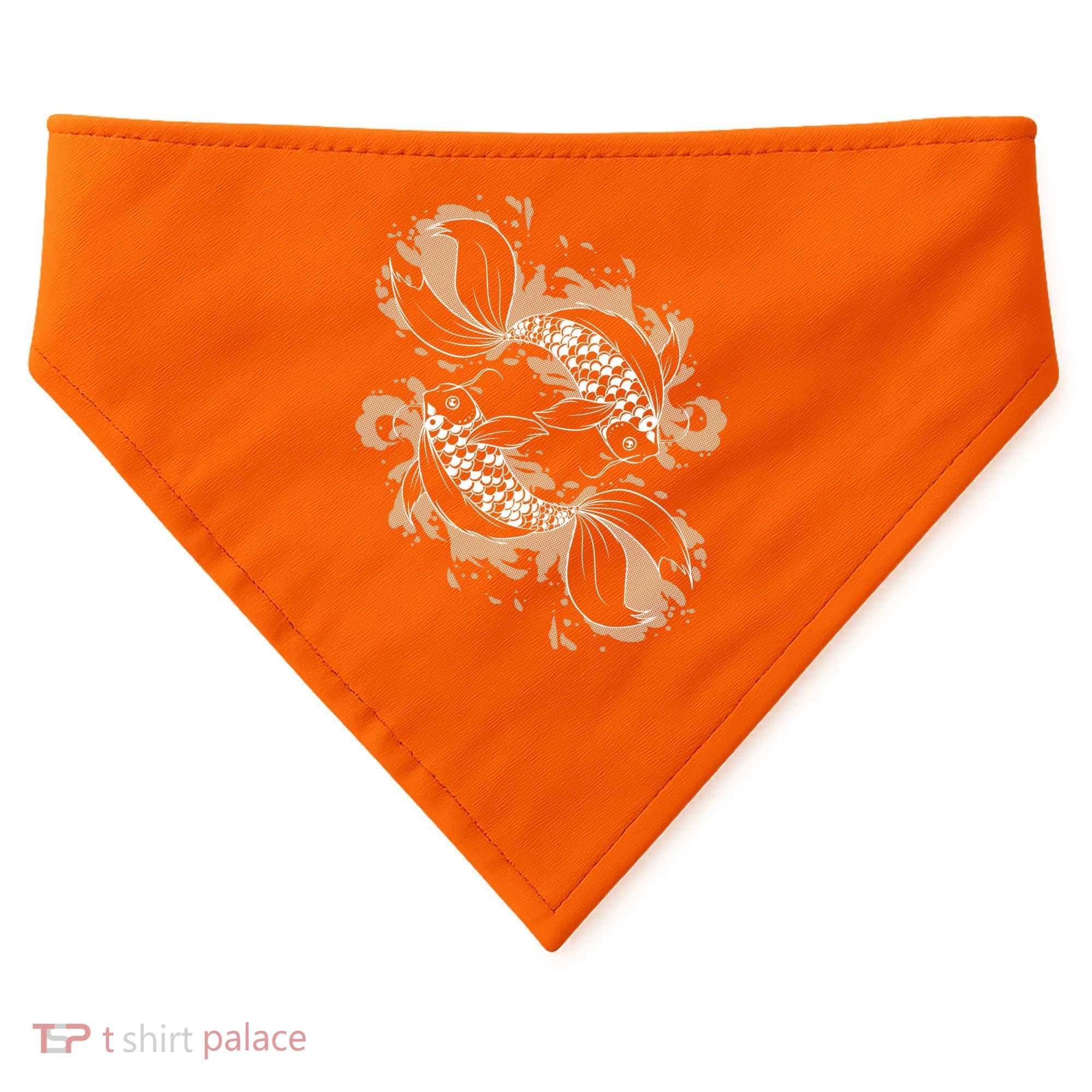 Japanese Koi Pisces USA-Made Doggie Bandana