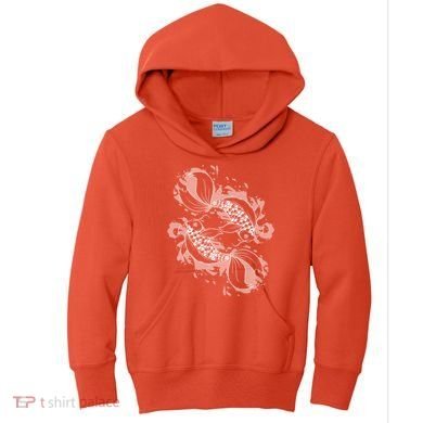 Japanese Koi Pisces Kids Hoodie