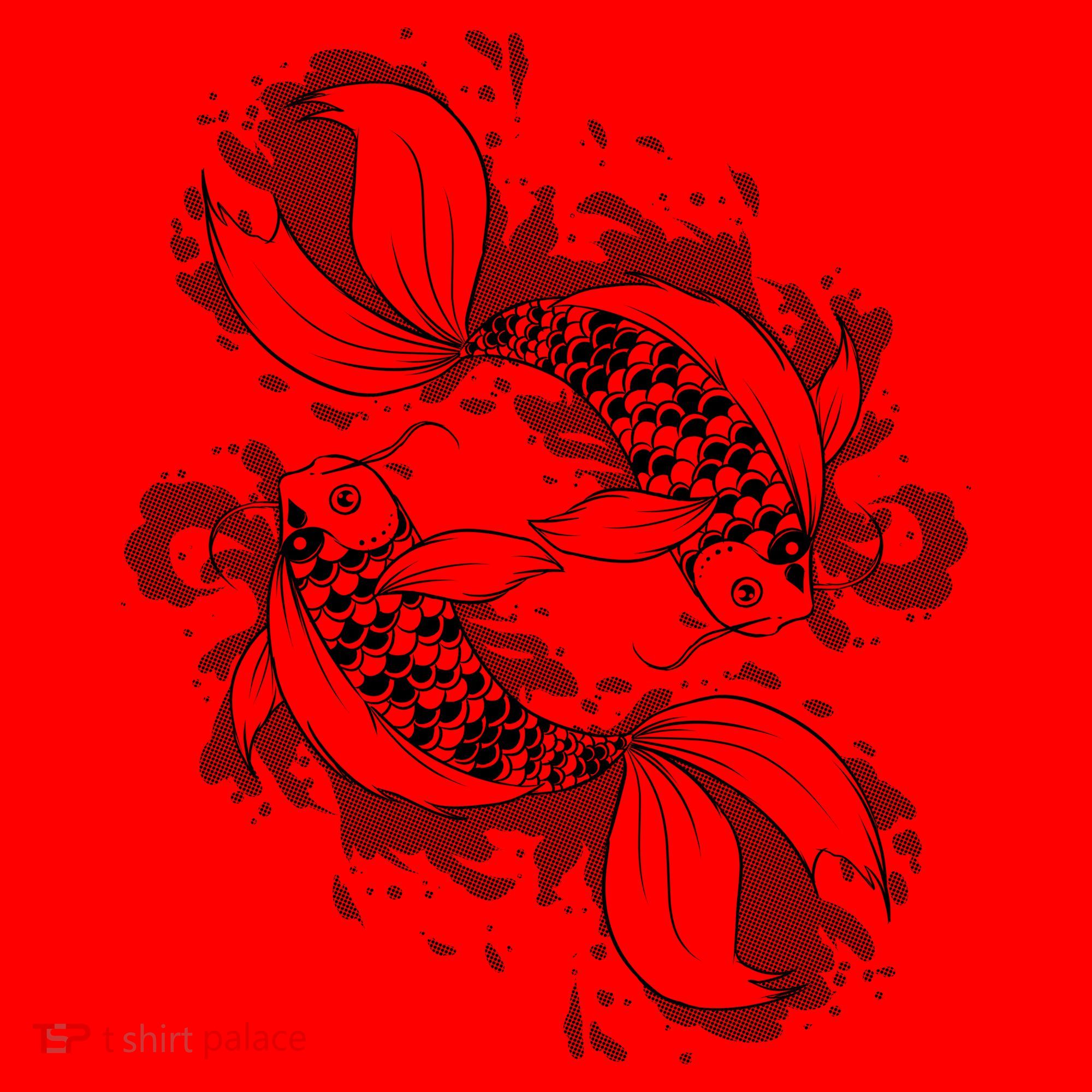 Japanese Koi Pisces Santa Hat