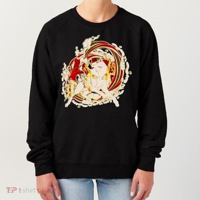 Japanese Mythology Okami Wolf Women's Sweatshirt