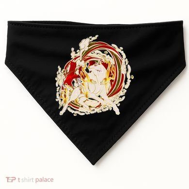 Japanese Mythology Okami Wolf USA-Made Doggie Bandana