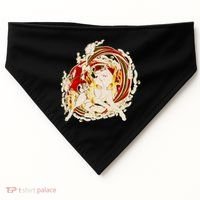Japanese Mythology Okami Wolf USA-Made Doggie Bandana thumb 0