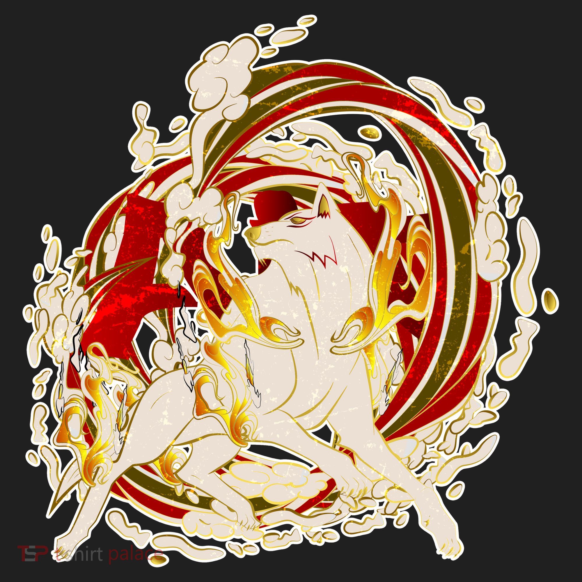 Japanese Mythology Okami Wolf Beanie