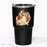 Japanese Mythology Okami Wolf Tumbler thumb 0